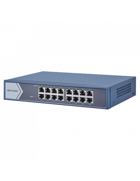 Switch 16 porturi Gigabit - HIKVISION DS-3E0516-E. Comanda online pe RFPro.ro.