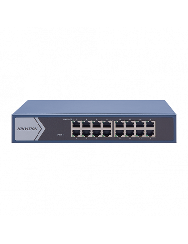 Switch 16 porturi Gigabit - HIKVISION DS-3E0516-E. Comanda online pe RFPro.ro.