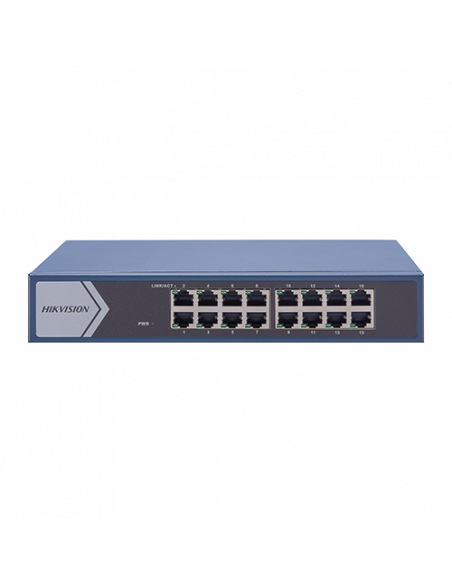 Switch 16 porturi Gigabit - HIKVISION DS-3E0516-E. Comanda online pe RFPro.ro.