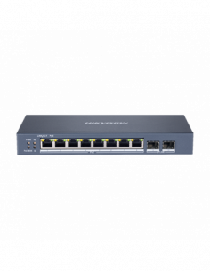 Switch 8 porturi Gigabit PoE, 2 port SFP uplink, SMART Management - HIKVISION DS-3E1510P-SI. Comanda online pe RFPro.ro.