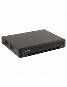 DVR 4 ch. video 5MP, Analiza video, AUDIO over coaxial - HIKVISION DS-7204HUHI-K1-E(S). Comanda online pe RFPro.ro.