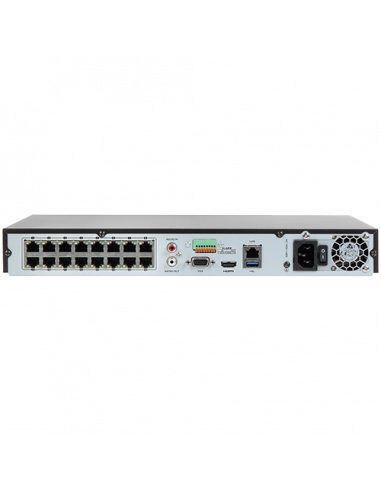 NVR 4K, 16 canale 12MP + 16 porturi PoE - HIKVISION DS-7616NI-I2-16P. Comanda online pe RFPro.ro.