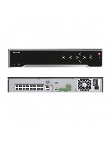 NVR 4K, 32 canale 12MP +16 porturi POE- HIKVISION DS-7732NI-I4-16P. Comanda online pe RFPro.ro.