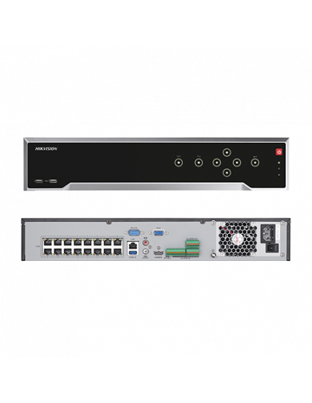 NVR 4K, 32 canale 12MP +16 porturi POE- HIKVISION DS-7732NI-I4-16P. Comanda online pe RFPro.ro.