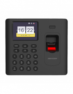 Terminal standalone IP de control acces si pontaj cu cititor Amprenta, Card Mifare, Wi-Fi - HIKVISION DS-K1A802AMF-B. Comanda on