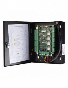 Centrala de control acces pentru 4 usi unidirectionale, conexiune TCP/IP -HIKVISION DS-K2804. Comanda online pe RFPro.ro.
