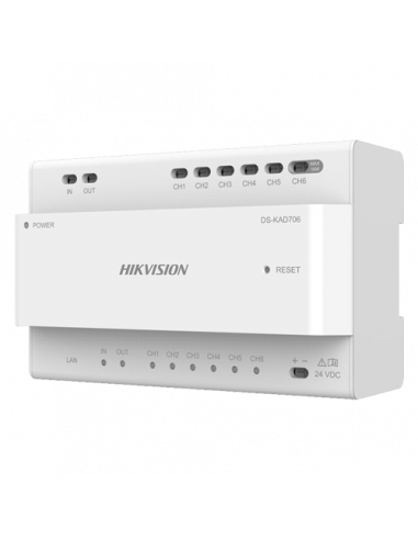 Distribuitor Video/Audio pentru 6 posturi - HIKVISION DS-KAD706. Comanda online pe RFPro.ro.