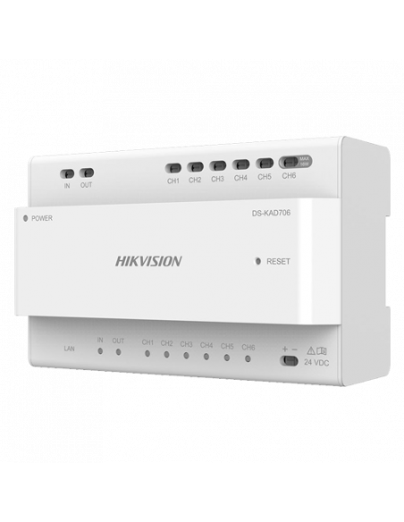 Distribuitor Video/Audio pentru 6 posturi - HIKVISION DS-KAD706. Comanda online pe RFPro.ro.
