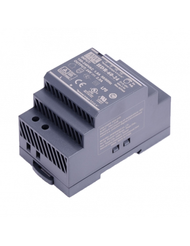 Sursa alimentare 24V/60W, montaj sina DIN - HIKVISION DS-KAW60-2N. Comanda online pe RFPro.ro.