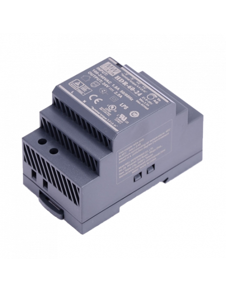Sursa alimentare 24V/60W, montaj sina DIN - HIKVISION DS-KAW60-2N. Comanda online pe RFPro.ro.