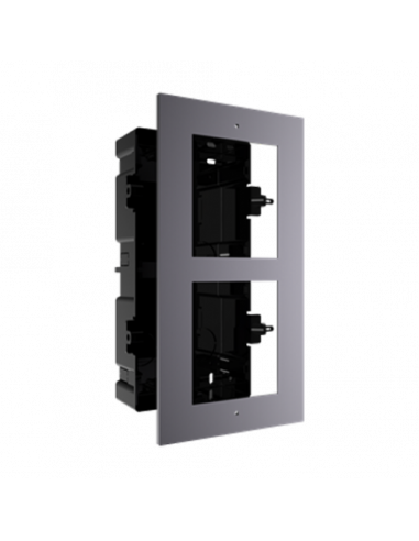 Rama montaj ingropat, 2 module, pentru Interfon modular - HIKVISION DS-KD-ACF2. Comanda online pe RFPro.ro.
