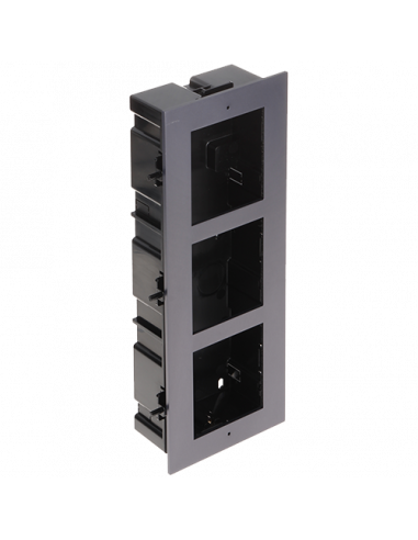 Rama montaj ingropat, 3 module, pentru Interfon modular - HIKVISION DS-KD-ACF3. Comanda online pe RFPro.ro.