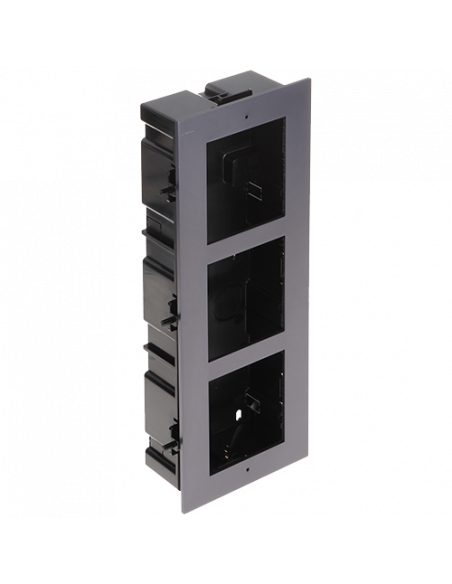 Rama montaj ingropat, 3 module, pentru Interfon modular - HIKVISION DS-KD-ACF3. Comanda online pe RFPro.ro.