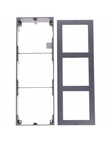 Rama montaj aparent, 3 module, pentru Interfon modular - HIKVISION DS-KD-ACW3. Comanda online pe RFPro.ro.