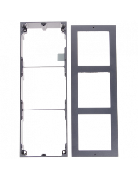 Rama montaj aparent, 3 module, pentru Interfon modular - HIKVISION DS-KD-ACW3. Comanda online pe RFPro.ro.