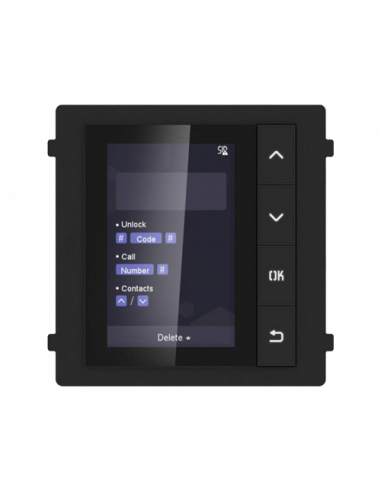 Modul afisaj LCD TFT pentru Interfon modular - HIKVISION DS-KD-DIS. Comanda online pe RFPro.ro.