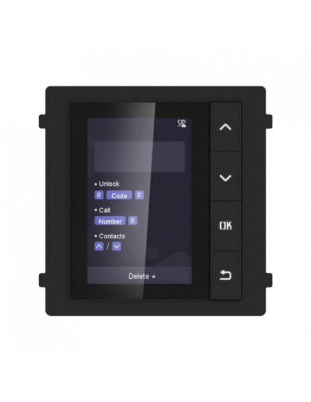 Modul afisaj LCD TFT pentru Interfon modular - HIKVISION DS-KD-DIS. Comanda online pe RFPro.ro.