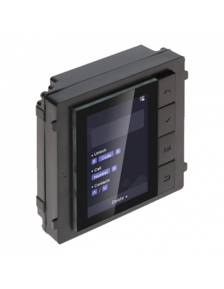 Modul afisaj LCD TFT pentru Interfon modular - HIKVISION DS-KD-DIS. Comanda online pe RFPro.ro.