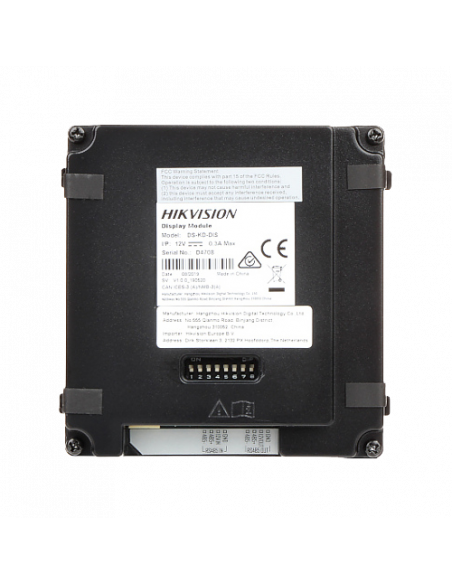 Modul afisaj LCD TFT pentru Interfon modular - HIKVISION DS-KD-DIS. Comanda online pe RFPro.ro.
