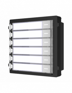 Modul extensie afisaj 6 familii pentru Interfon modular - HIKVISION DS-KD-KK. Comanda online pe RFPro.ro.