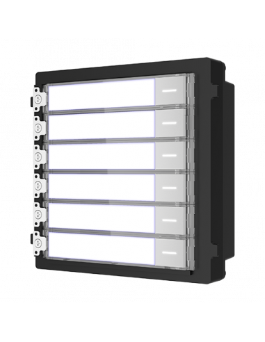 Modul extensie afisaj 6 familii pentru Interfon modular - HIKVISION DS-KD-KK. Comanda online pe RFPro.ro.