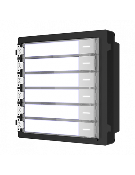 Modul extensie afisaj 6 familii pentru Interfon modular - HIKVISION DS-KD-KK. Comanda online pe RFPro.ro.