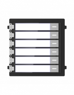 Modul extensie afisaj 6 familii pentru Interfon modular - HIKVISION DS-KD-KK. Comanda online pe RFPro.ro. 2