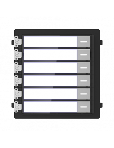 Modul extensie afisaj 6 familii pentru Interfon modular - HIKVISION DS-KD-KK. Comanda online pe RFPro.ro.