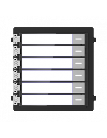 Modul extensie afisaj 6 familii pentru Interfon modular - HIKVISION DS-KD-KK. Comanda online pe RFPro.ro.
