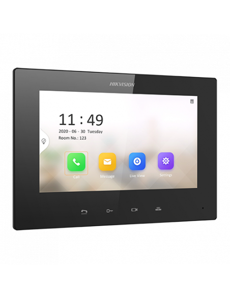 Monitor videointerfon TCP/IP, TFT LCD 7 inch non-touch - HIKVISION DS-KH6220-LE1. Comanda online pe RFPro.ro.