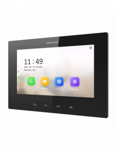 Monitor videointerfon TCP/IP, TFT LCD 7 inch non-touch - HIKVISION DS-KH6220-LE1. Comanda online pe RFPro.ro. 2