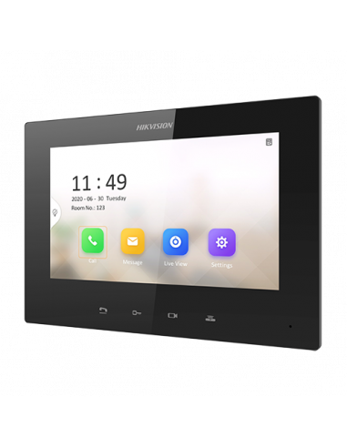 Monitor videointerfon TCP/IP, TFT LCD 7 inch non-touch - HIKVISION DS-KH6220-LE1. Comanda online pe RFPro.ro.