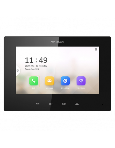 Monitor videointerfon TCP/IP, TFT LCD 7 inch non-touch - HIKVISION DS-KH6220-LE1. Comanda online pe RFPro.ro.