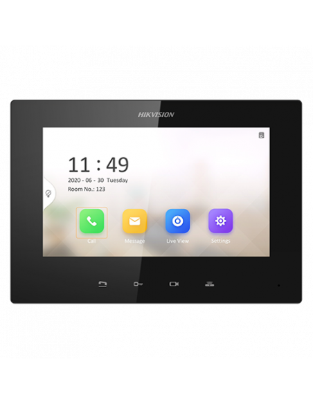 Monitor videointerfon TCP/IP, TFT LCD 7 inch non-touch - HIKVISION DS-KH6220-LE1. Comanda online pe RFPro.ro.