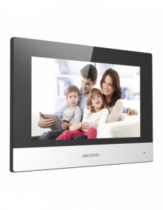 Monitor videointerfon TCP/IP, Touch Screen TFT LCD 7inch - HIKVISION DS-KH6320-TE1. Comanda online pe RFPro.ro.