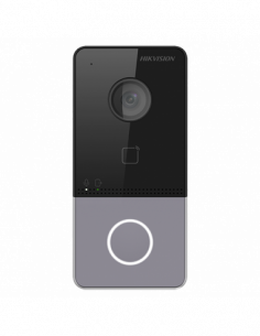Panou exterior videointerfon TCP/IP, Wi-Fi 2.4GHz, 1 familie, control acces integrat - HIKVISION DS-KV6113-WPE1. Comanda online 