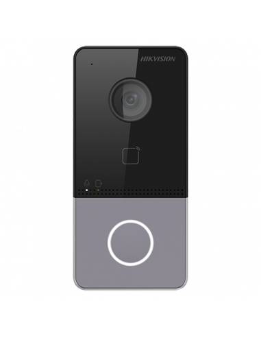 Panou exterior videointerfon TCP/IP, Wi-Fi 2.4GHz, 1 familie, control acces integrat - HIKVISION DS-KV6113-WPE1. Comanda online 