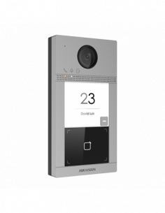 Panou exterior videointerfon TCP/IP pentru 1 familie, Wi-Fi 2.4GHz, control acces integrat - HIKVISION DS-KV8113-WME1. Comanda o