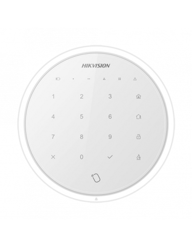Tastatura wireless cu cititor card, 868 Mhz - HIKVISION DS-PKA-WLM-868-W. Comanda online pe RFPro.ro.
