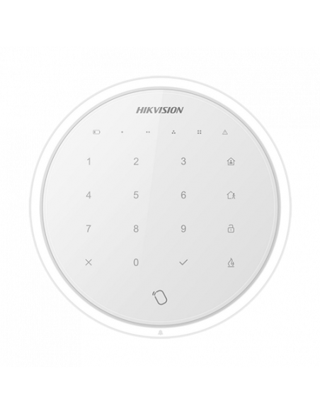 Tastatura wireless cu cititor card, 868 Mhz - HIKVISION DS-PKA-WLM-868-W. Comanda online pe RFPro.ro.