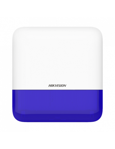 Sirena wireless AX PRO de exterior cu flash, led albastru, 868Mhz - HIKVISION DS-PS1-E-WE-B. Comanda online pe RFPro.ro.