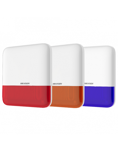 Sirena wireless AX PRO de exterior cu flash, led albastru, 868Mhz - HIKVISION DS-PS1-E-WE-B. Comanda online pe RFPro.ro.