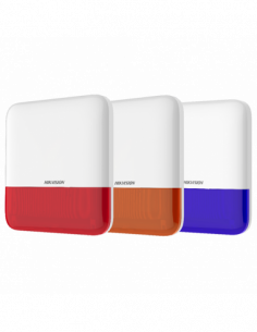 Sirena wireless AX PRO de exterior cu flash, led Portocaliu, 868Mhz - HIKVISION DS-PS1-E-WE-O. Comanda online pe RFPro.ro. 2