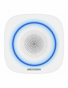 Sirena wireless AX PRO de interior cu led albastru, 868Mhz - HIKVISION DS-PS1-I-WE-B. Comanda online pe RFPro.ro.