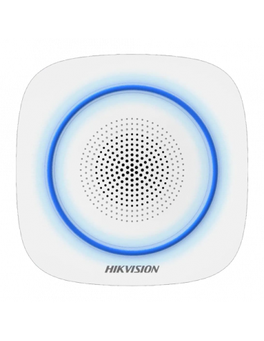 Sirena wireless AX PRO de interior cu led albastru, 868Mhz - HIKVISION DS-PS1-I-WE-B. Comanda online pe RFPro.ro.