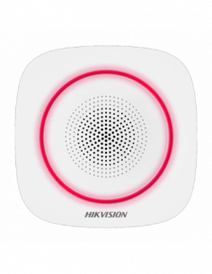 Sirena wireless AX PRO de interior cu led rosu, 868Mhz - HIKVISION DS-PS1-I-WE-R. Comanda online pe RFPro.ro.