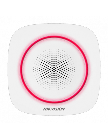 Sirena wireless AX PRO de interior cu led rosu, 868Mhz - HIKVISION DS-PS1-I-WE-R. Comanda online pe RFPro.ro.