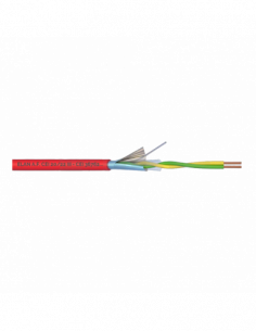 Cablu incendiu 1x2x0.8mm, ecranat, 100m ELN-1x2x08. Comanda online pe RFPro.ro.