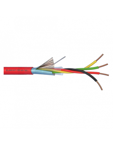Cablu de incendiu 2x2x0.8mm, ecranat, 100m ELN-2x2x08. Comanda online pe RFPro.ro.