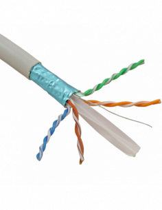 Cablu FTP, cat 6E, CUPRU 100%, manta LSZH 305m  - ELAN ELN-FTP-6e-CU. Comanda online pe RFPro.ro.